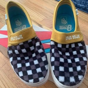 Vans X David Bowie 'Hunk Dory' Slip-ons in box